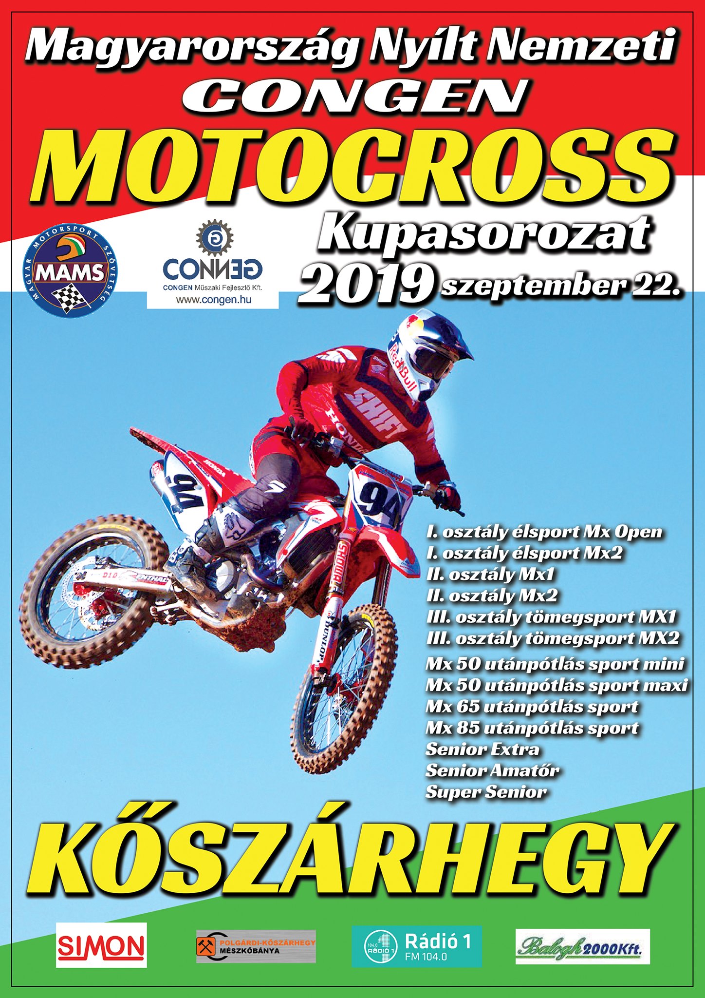 Motocross Kupasorozat - 2019
